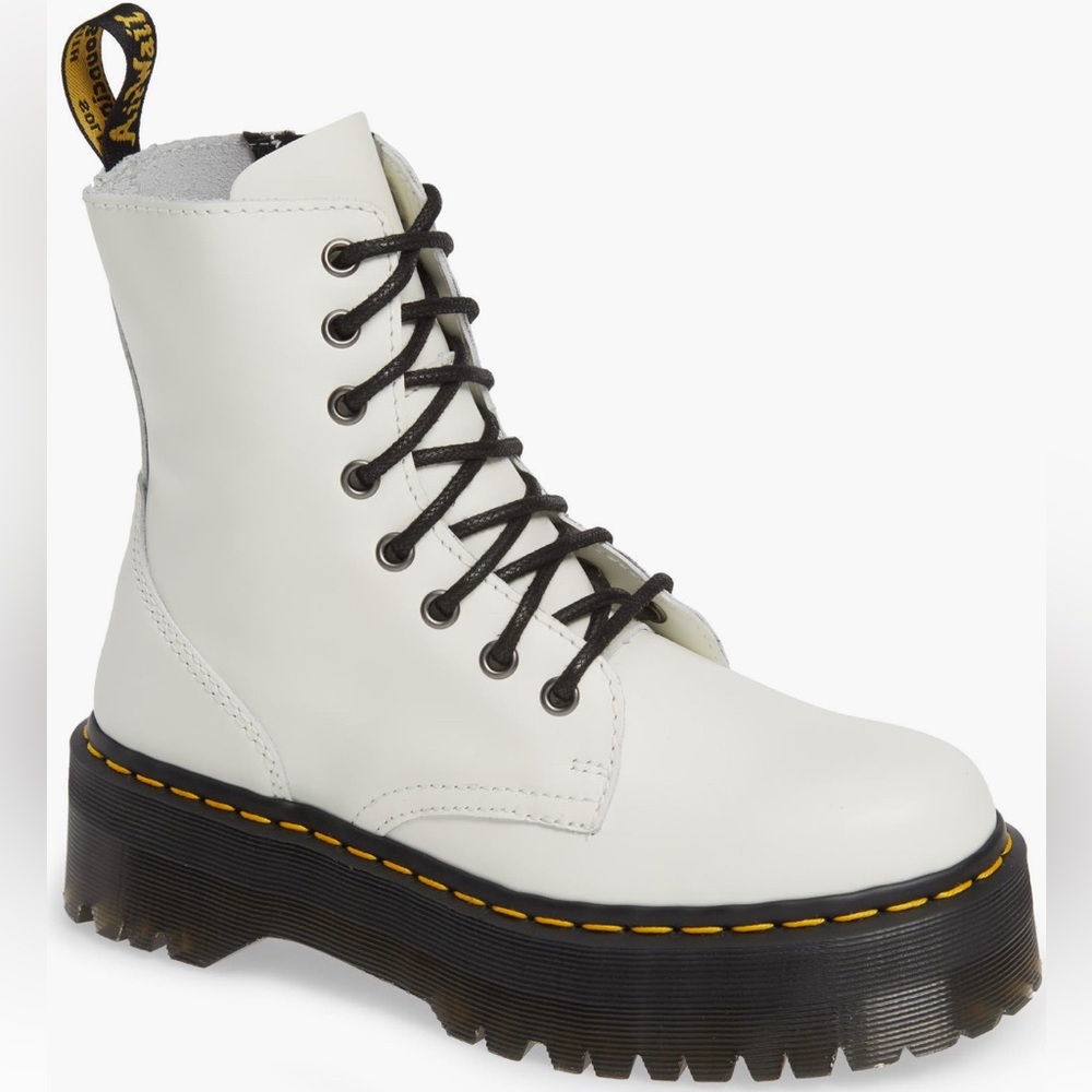 Dr. Martens White Combat Boots